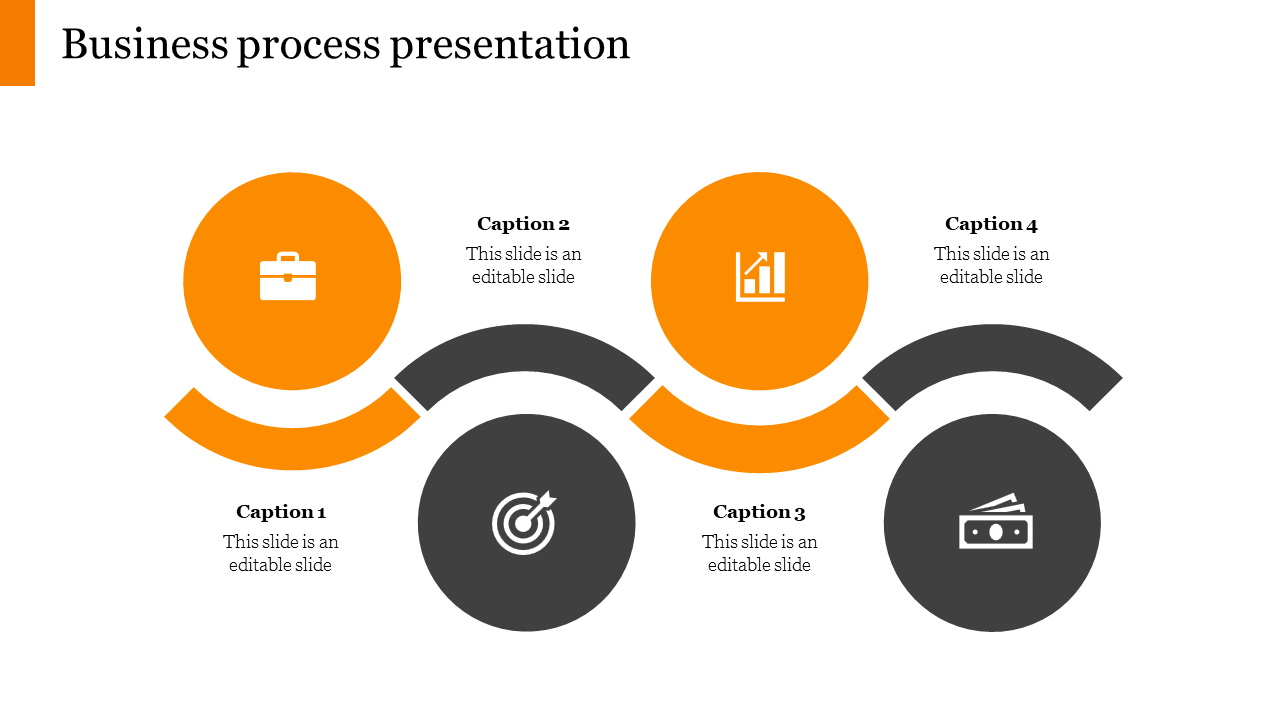 Creative Business Process Presentation Slide Template